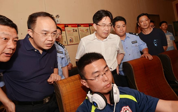 台州市委常委,公安局长蒋珍明带队到三门县检査指导工作
