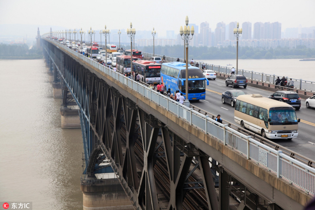 南京长江大桥封闭大修