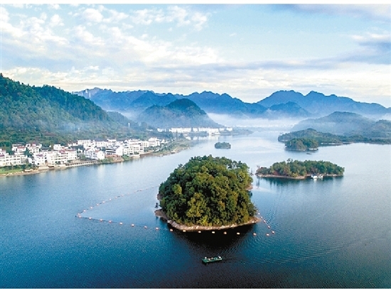 浦江通济湖美景