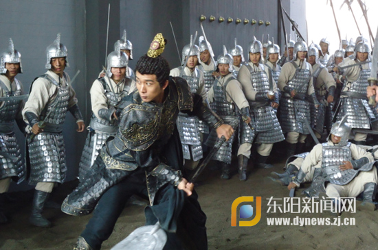 古代神话电视剧《朝歌》取景春秋(唐)园-取景-东阳新闻网