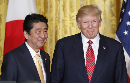 安倍谈访美之行:对美经济投入未获特朗普认可