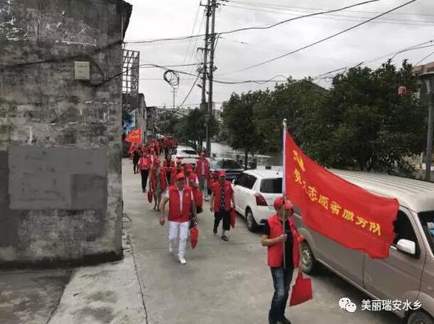 当天下午,温州市剿劣第三督导组组长吴作俊书记带领汀田街道党员志愿