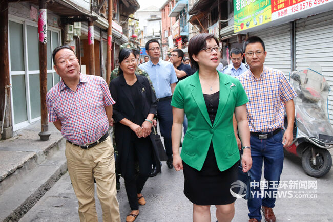 台州市第六平安建设蹲点督查组以及玉环市委副书记阮聪颖一行深入玉城