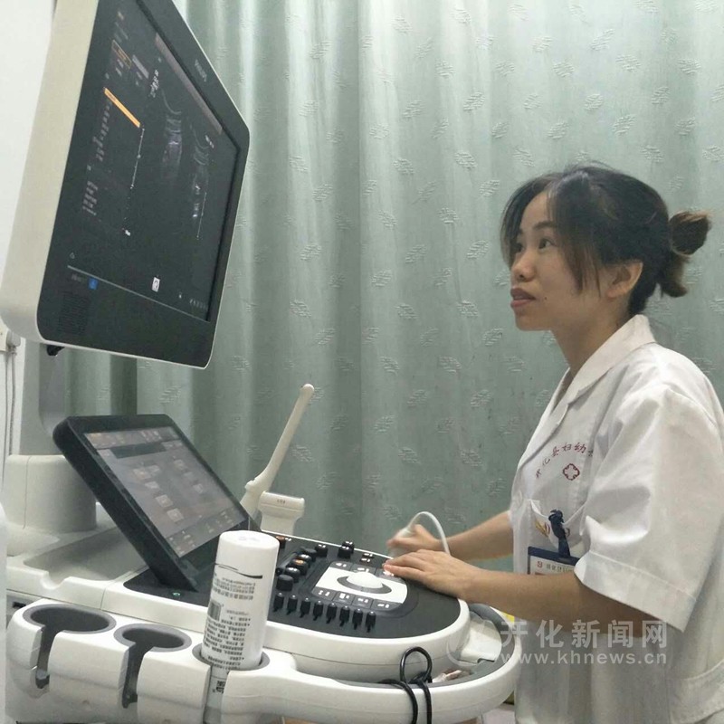 银屏下的超儿--记开化县妇保院特检科里的超