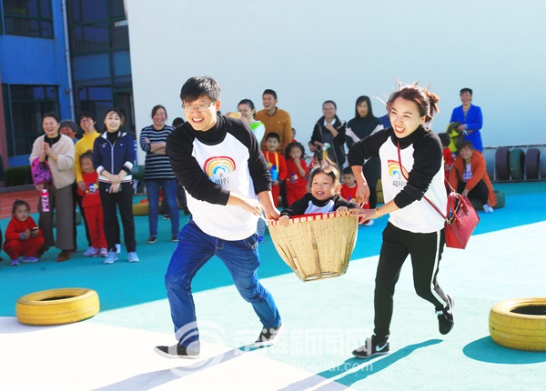 定海区北蝉幼儿园第四届亲子运动会举行