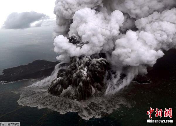 印尼海啸或为火山喷发引起