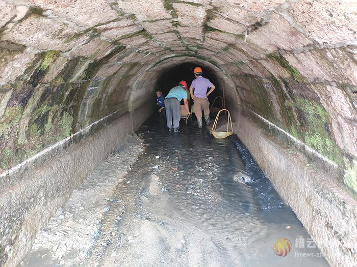 助力国卫复评，县市政园林处组织排水渠清淤