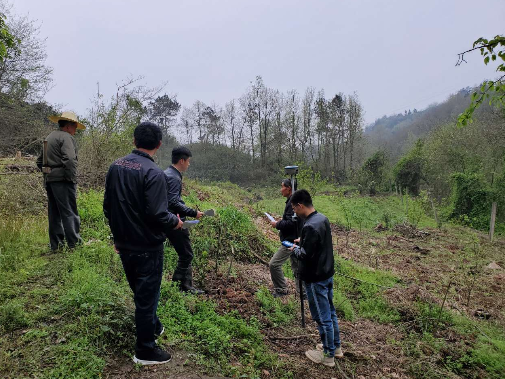 羊岩征用租用土地纸界测绘