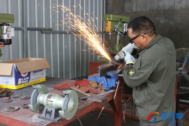 全县第二届"菇乡工匠"焊工技能大赛举行