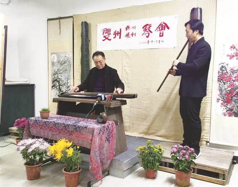 交流古琴技艺 弘扬传统文化
