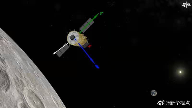 嫦娥五号探测器组合体成功分离