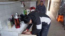 文明實踐丨臺州天臺:冰雪天里志愿者與獨居老人的"溫暖有約"