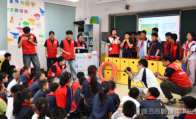 浙青年·爱学习丨防溺水安全教育进校园 织牢学生安全“防护网”-嵊泗新闻网