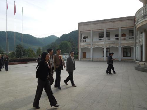 全市村级便民服务中心建设和村务监督工作现场