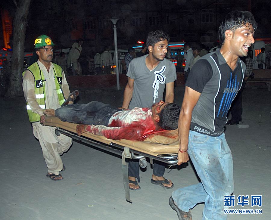 巴基斯坦拉合尔连环爆炸百余人伤亡