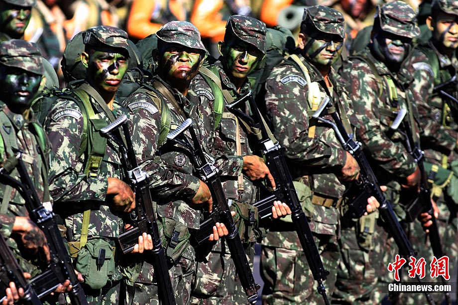 巴西维和部队图片