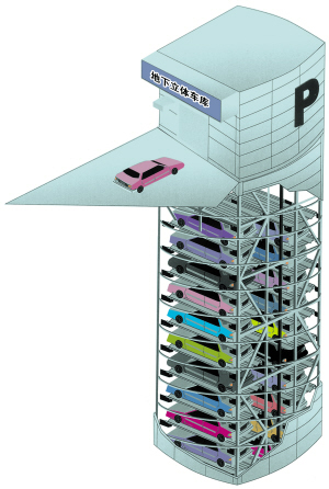 挖地150尺金华路将率先开建井筒式地下立体车库