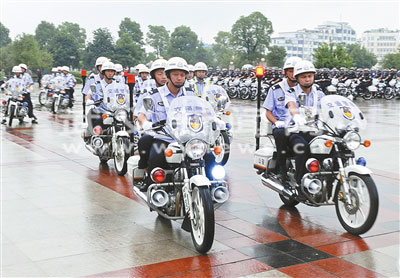 防啟動儀式,縣委常委,政法委書記王繼剛,縣委常委,公安局長潘之江出席