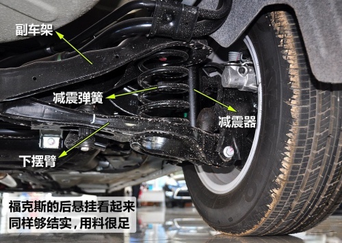 福克斯量产版采用前麦弗逊后多连杆悬挂与这两款发动机匹配的是5速