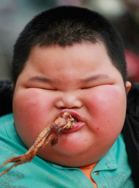 4岁120斤 可爱小胖的幸福生活