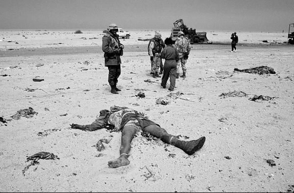 海湾战争死亡公路图片