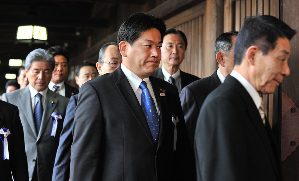 日本67名国会议员参拜靖国神社