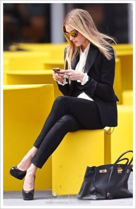 时尚:冬日学名媛olivia穿衣不出错