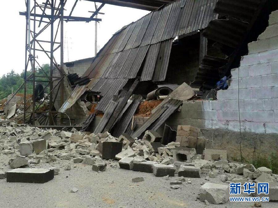 云南盈江发生61级地震震中地区震感强烈有房屋开裂