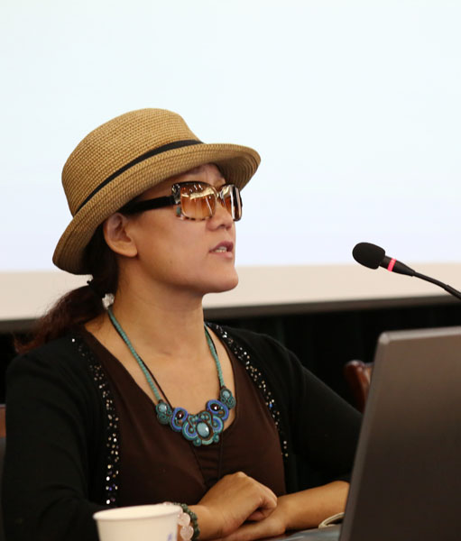 传奇诗画家赵丽华来开化举办讲座