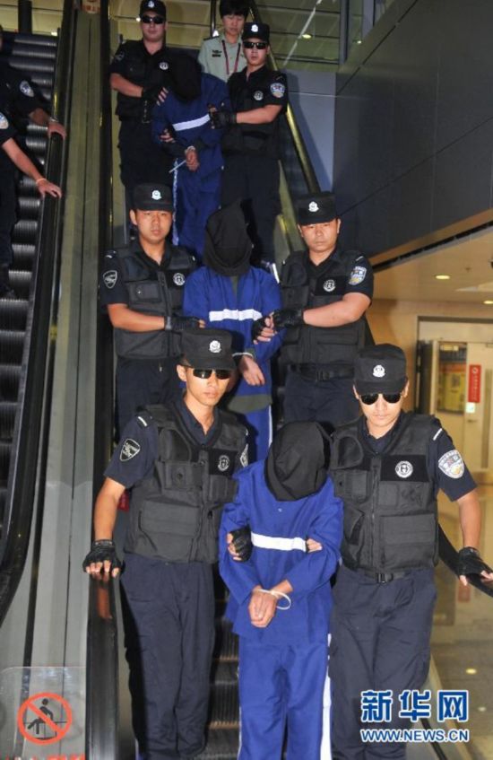 中老移交5名319湄公河特大跨国贩毒案犯罪嫌疑人