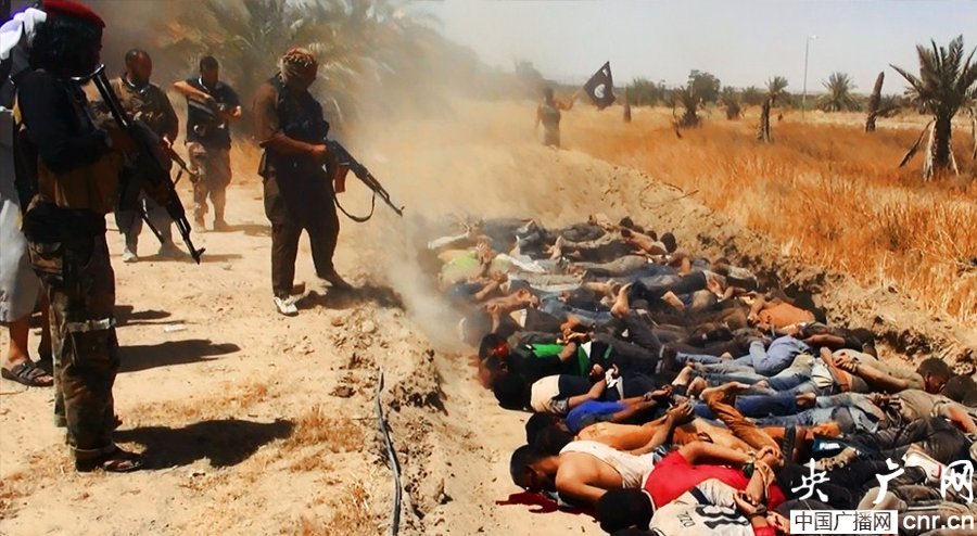 伊拉克极端武装枪杀大批俘虏