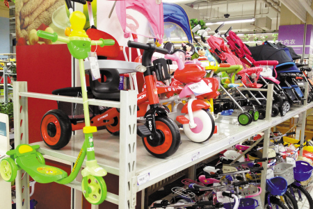 检测合格率不到50% 宁波部分童车仍存安全隐患