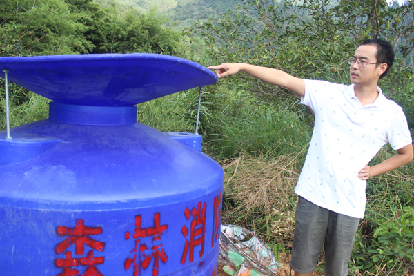 开化将新建1000只森林消防蓄水桶保障全县森林防火安全