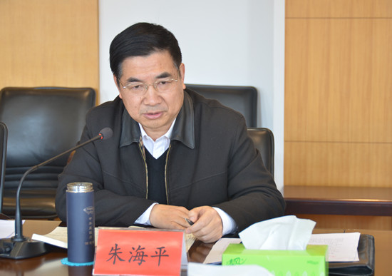 区委书记朱海平讲话