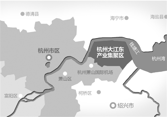 杭州大江东产业集聚区 林焱挺/制图