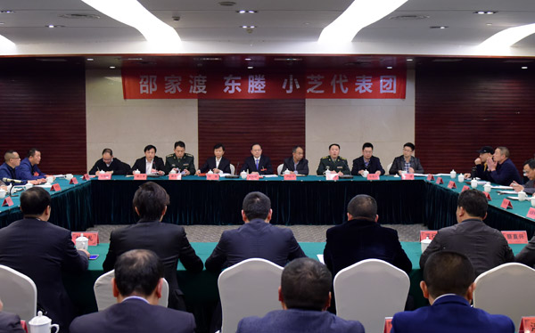 3月30日下午,台州市委常委,临海市委书记柯昕野参加了邵家渡,东塍