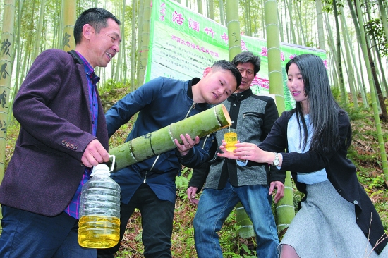 竹筒酒的制作方法图片