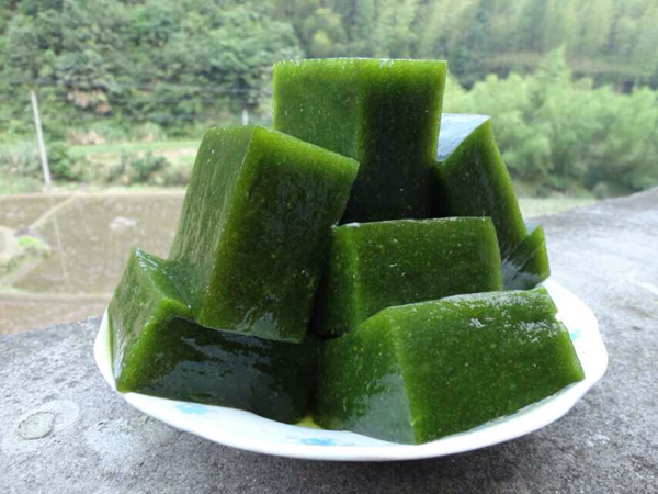 清凉解暑的"绿豆腐"颜值高