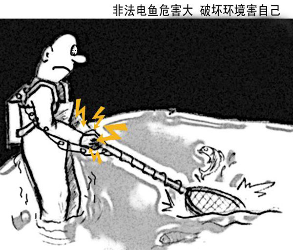 两福建籍男子到张村非法电鱼被查