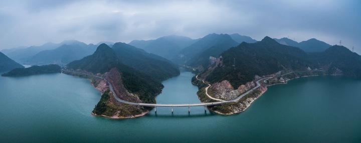九峰水库风光 浙江新闻摄友团 叶颀 摄