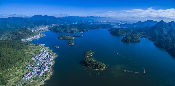 通济桥水库生态清淤工程库区清淤全景何敏摄