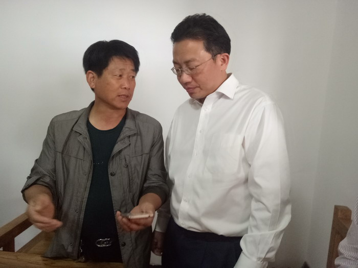 省农科院副院长杨华一行前来黄泽镇农合联考察-嵊州新闻网