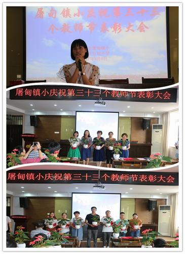 屠甸镇小举行庆祝第三十三个教师节系列活动