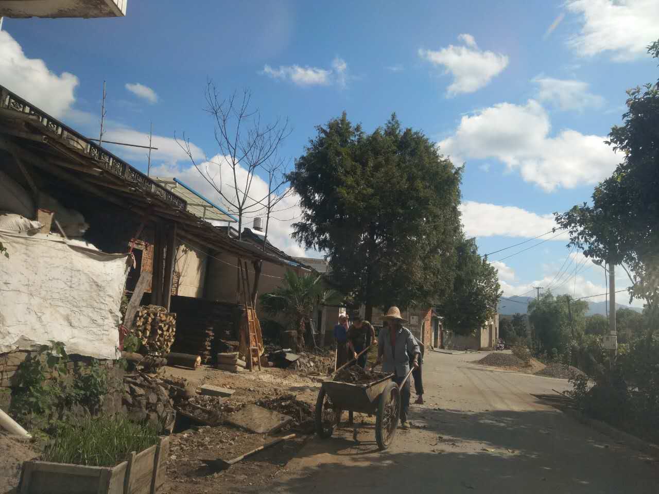 金庭镇后山村显圣进行环境整治-嵊州新闻网