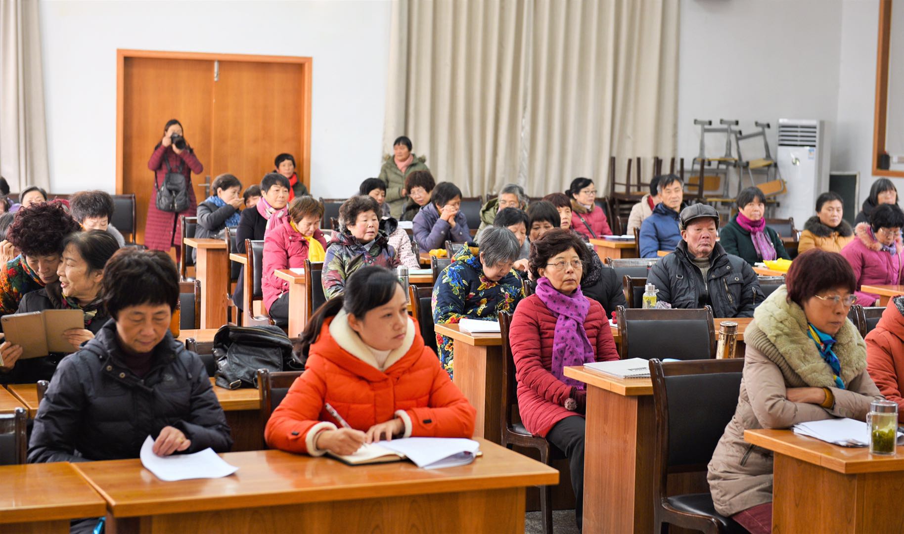 縣老年大學十九大精神大家學微型黨課我來講開講