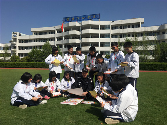 江口派出所开展校园消防应急演练-黄岩新闻网