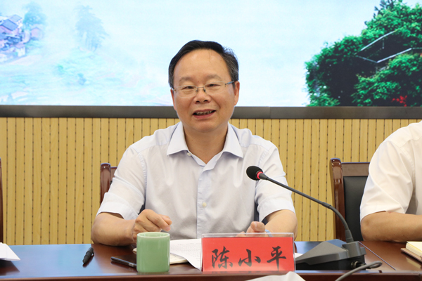 陈小平一行来遂调研最多跑一次改革