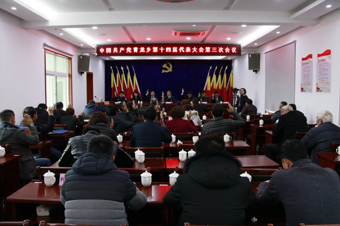 黄龙乡召开乡第十四届党代会第三次会议
