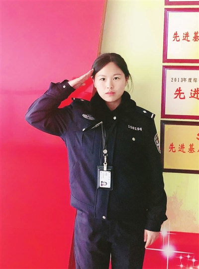 白洋派出所 廖思思青春是用来奋斗的,而奋斗着是幸福的,作为一名新警