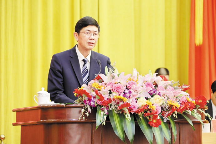 县人大常委会主任 陈国标2020年4月21日在磐安县第十三届人民代表大会